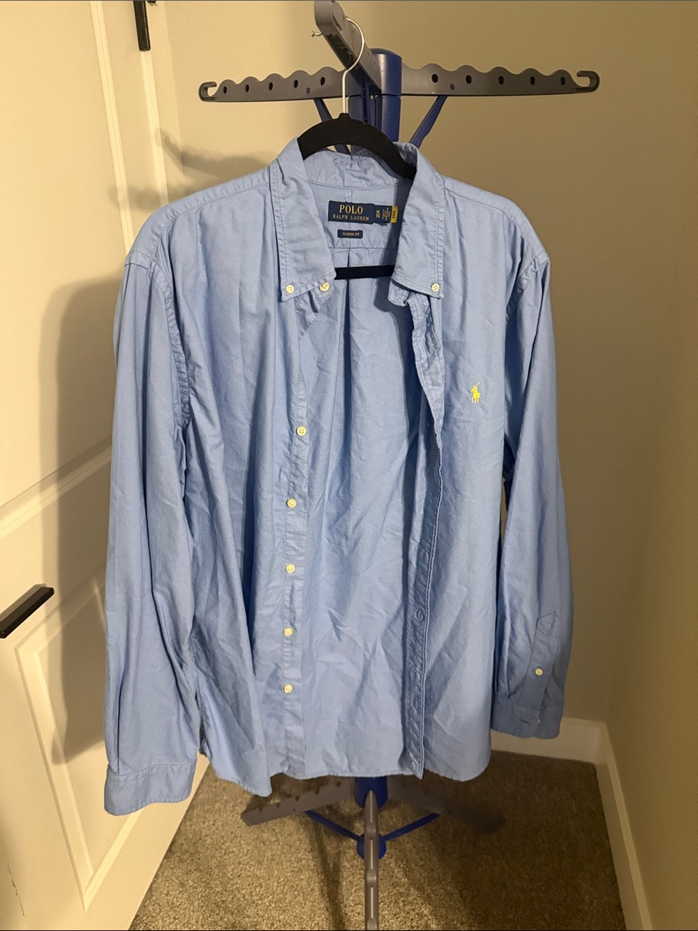 Polo by Ralph Lauren Light Blue Button-Down Men's Shirt